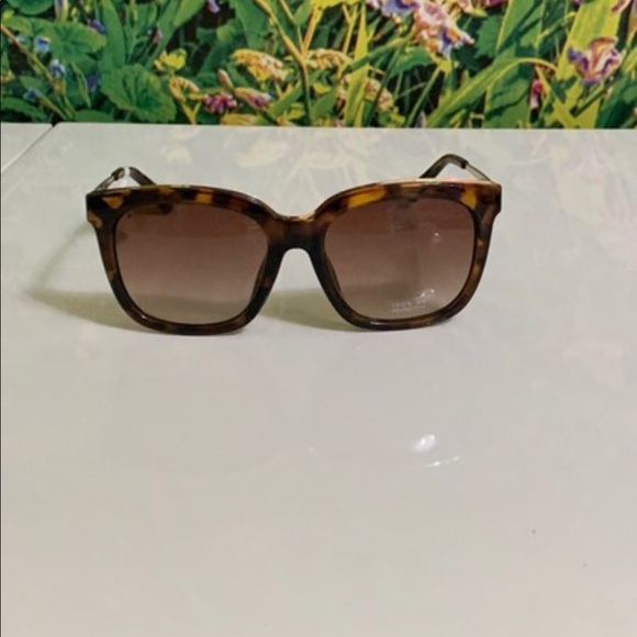 Ann Taylor oversized rectangle sunglasses main image 10